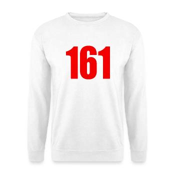 161 – Antifa Code Statement - Unisex Pullover - Weiß - Vorne - Alina (178cm) & Michal (187cm)
