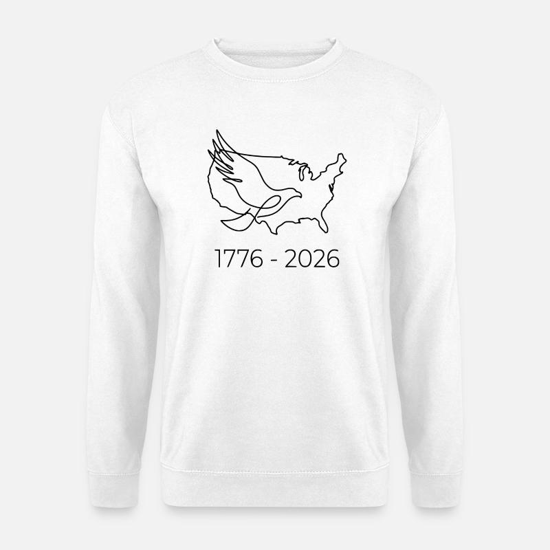 1776-2026 USA Semiquincentennial 250th - Unisex Pullover - Weiß