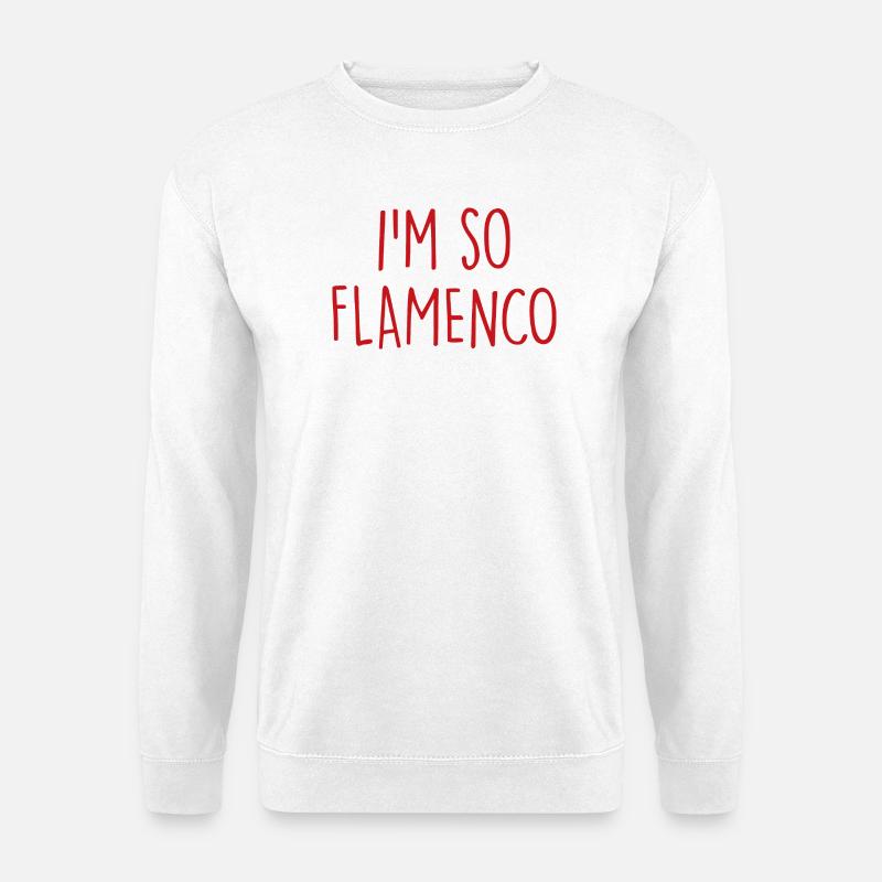 Flamenco Spain Spanien - Unisex Pullover - Weiß