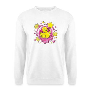 Citrus Quack Neon Duckling - Unisex Sweatshirt - white - Front
