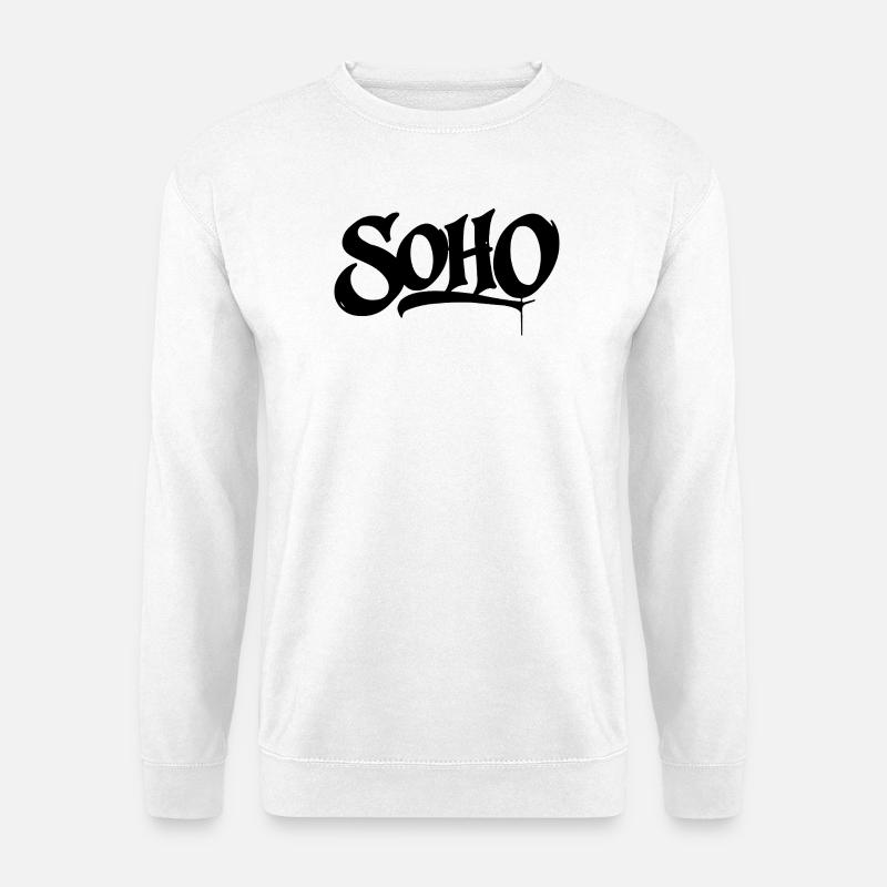 Soho Graffiti Shirt Design - Unisex Pullover - Weiß