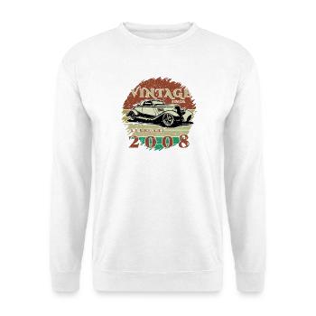 18e anniversaire - Classiques - Vintage depuis 2008 - Sweat-shirt Unisexe - blanc - Devant