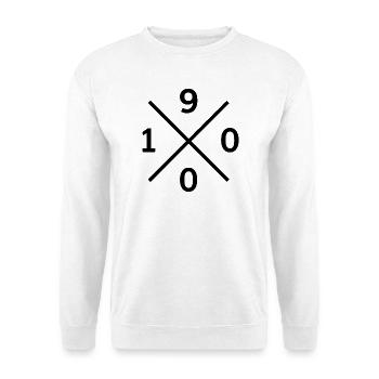 1900 Mönchengladbach Fan Shirt, Top, Socken - Unisex Pullover - Weiß - Vorne
