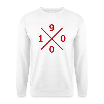 1900 Fußball Hoodie, Tasche Design für Nürnberg - Unisex Pullover - Weiß - Vorne