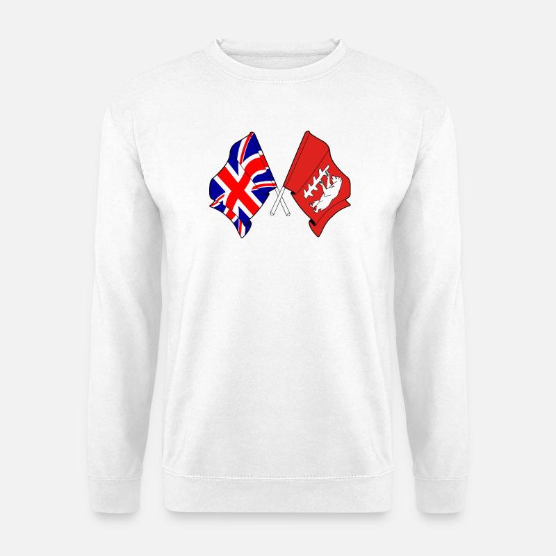 Warwickshire & Großbritannien - Unisex Pullover - Weiß