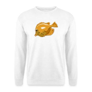 Fisch - Unisex Pullover - Weiß - Vorne