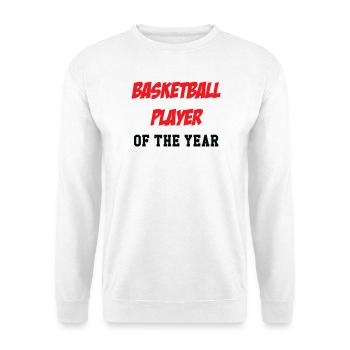Basketballspieler des Jahres - Unisex Pullover - Weiß - Vorne