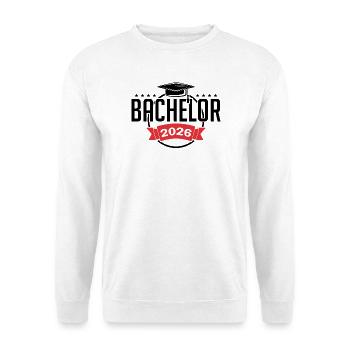 Bachelor 2026 Abschluss Promotion Sponsion - Unisex Pullover - Weiß - Vorne