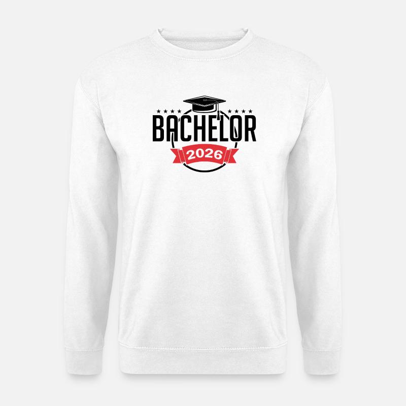 Bachelor 2026 Abschluss Promotion Sponsion - Unisex Pullover - Weiß