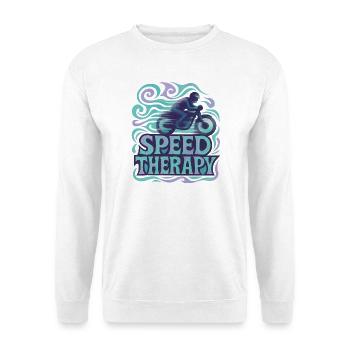 Speed Therapy - Motorcycle - Unisex Sweatshirt - white - Front