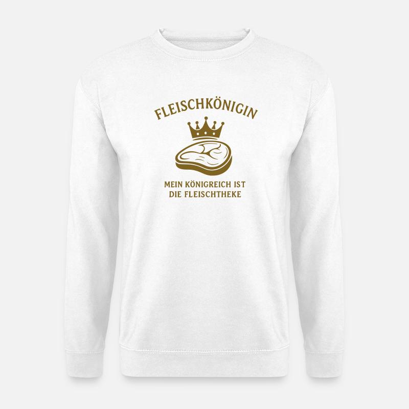 Fleischkönigin - Unisex Pullover - Weiß
