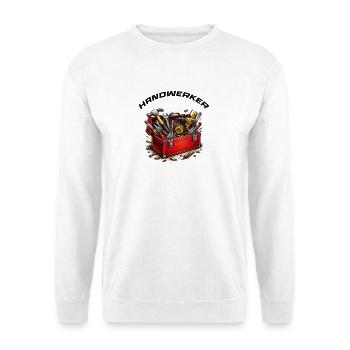 Hand Window Toolbox Cartoon - Unisex Sweatshirt - white - Front