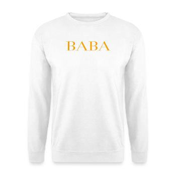 Baba Definition Türkischer Vater Design - Unisex Pullover - Weiß - Vorne