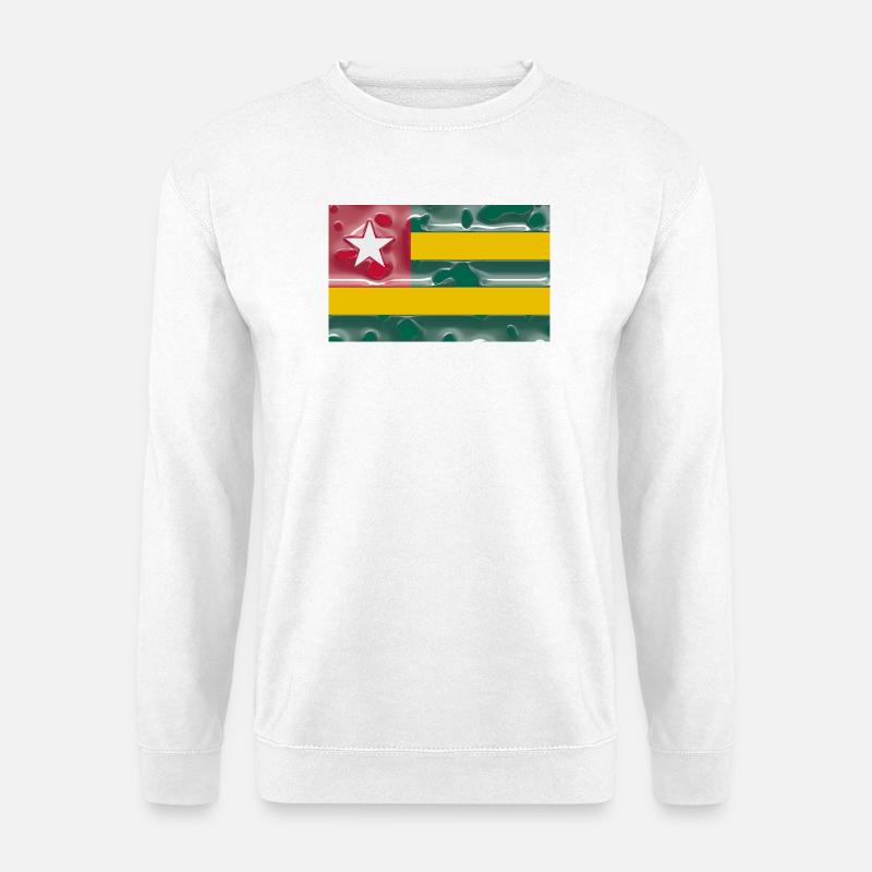 Togo als Togo - Unisex Pullover - Weiß