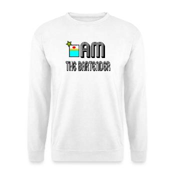 I am the bartender - Unisex Sweatshirt - white - Front