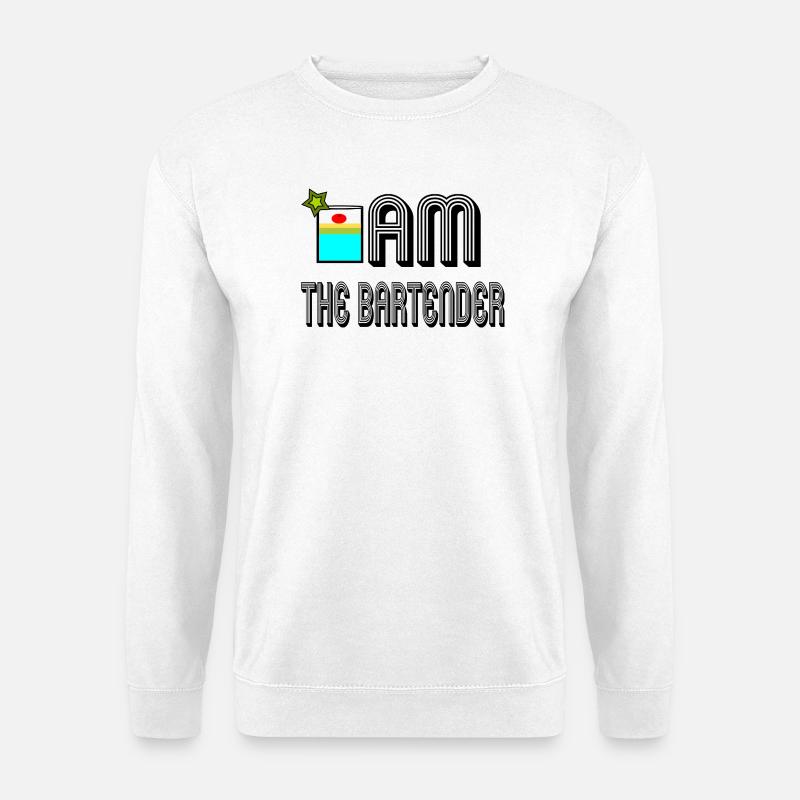 I am the bartender - Unisex Sweatshirt - white