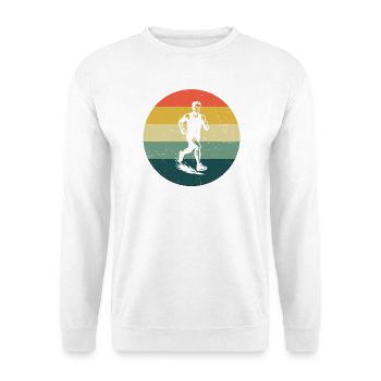 Racing Power Running Design - Unisex Sweatshirt - white - Front