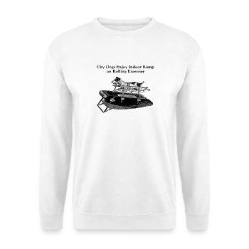 City Dogs Black - Unisex Sweatshirt - white - Front