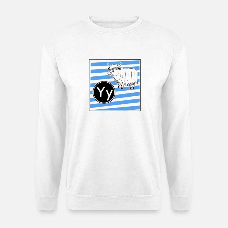 Y wie Yak - Unisex Pullover - Weiß