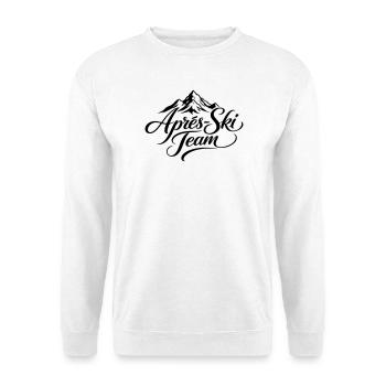 Après-ski Team Montagnes - Sweat-shirt Unisexe - blanc - Devant