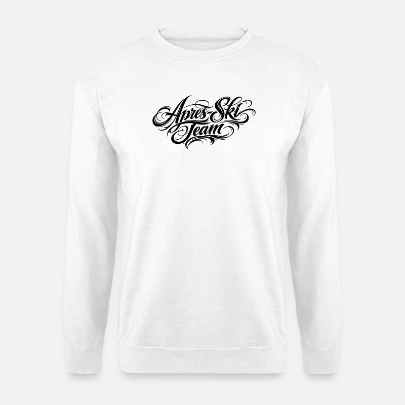 Apres Ski Team Schriftzug - Unisex Pullover - Weiß