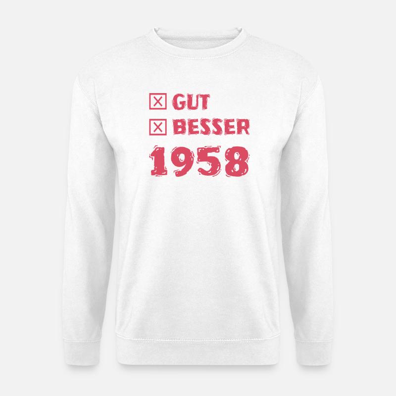 1958 - Unisex Pullover - Weiß