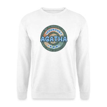 Agatha als Geschenkidee - Unisex Pullover - Weiß - Vorne