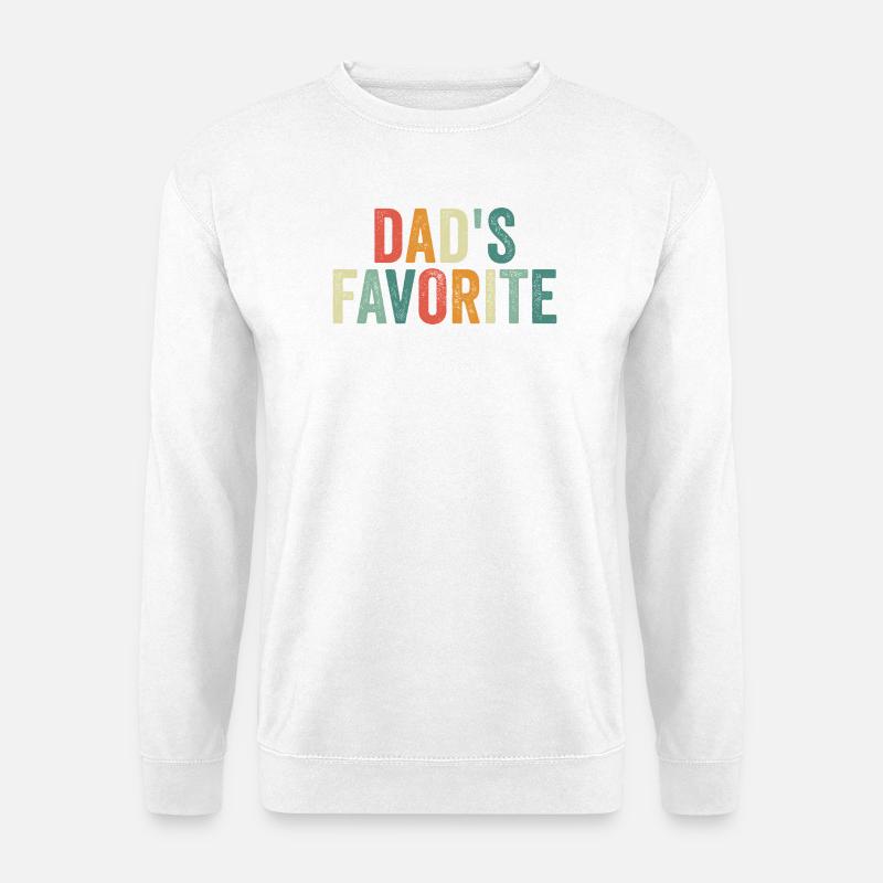 Lieblingskind Lustiger Papas Lieblings - Unisex Pullover - Weiß