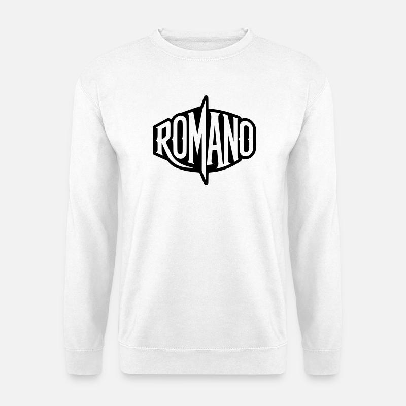 Romano - Romain ou emblème du nom - Sweat-shirt Unisexe - blanc