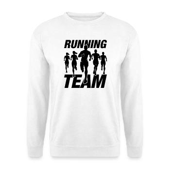Running Team Laufen Marathon - Unisex Sweatshirt - white - Front