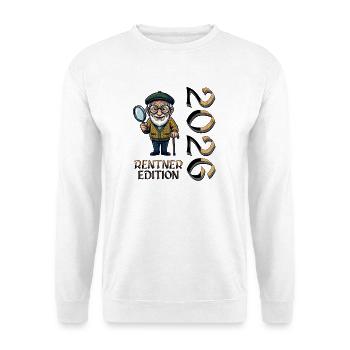 Rentner Detektiv Edition - Unisex Pullover - Weiß - Vorne