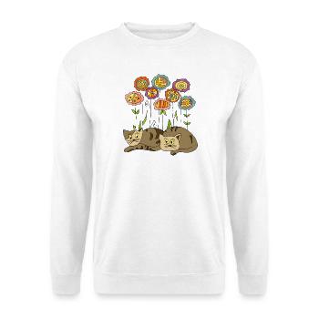 Cats - Unisex Sweatshirt - white - Front