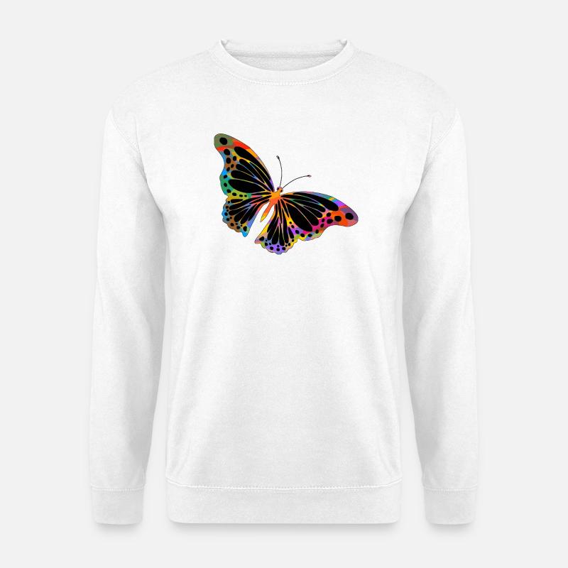 Schmetterling - Unisex Pullover - Weiß