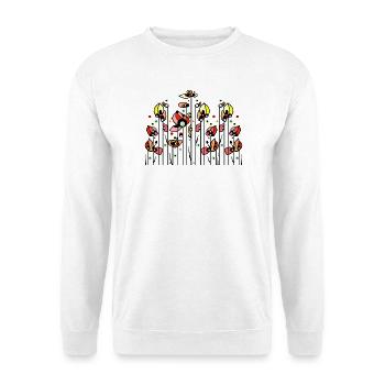 Flowers - Unisex Sweatshirt - white - Front
