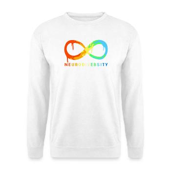 Neurodiversity Autismus Gehirn ADHS Asperger - Unisex Pullover - Weiß - Vorne