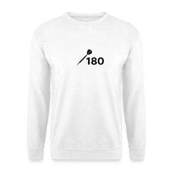 180 dart - Unisex Pullover - Weiß - Vorne
