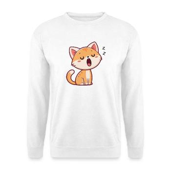 Pastell-Schlafkätzchen - Unisex Pullover - Weiß - Vorne