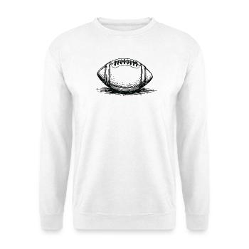 Vintage American Football Ball Sportsman - Unisex Sweatshirt - white - Front