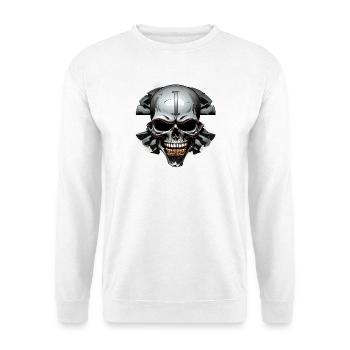 ISchadel in a rock circle - Unisex Sweatshirt - white - Front