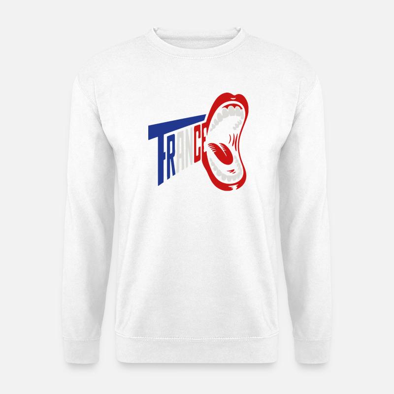 Trance Scream Retro Typography - Unisex Sweatshirt - white