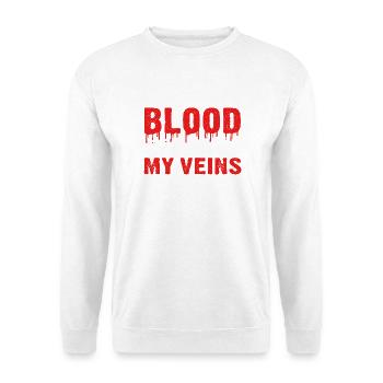 Jude Jüdisch Judentum Yeshua - Unisex Pullover - Weiß - Vorne - Alina (178cm) & Michal (187cm)