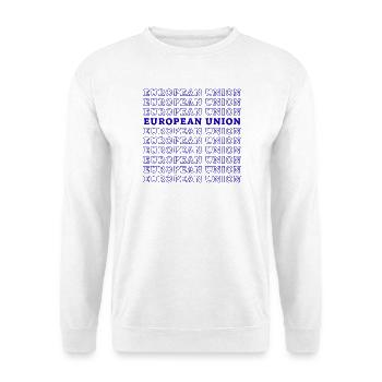 UNION EUROPÉENNE - Sweat-shirt Unisexe - blanc - Devant