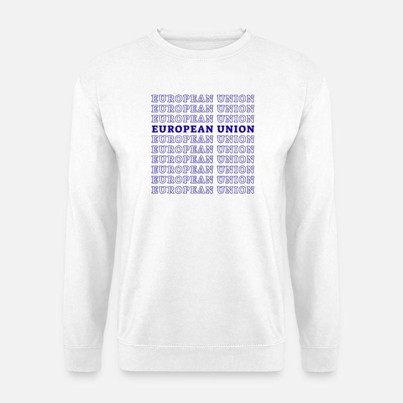 EUROPEAN UNION - Unisex Pullover - Weiß