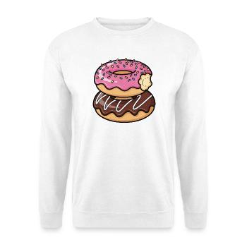 Sweet Stack Donuts Pop Art - Unisex Pullover - Weiß - Vorne