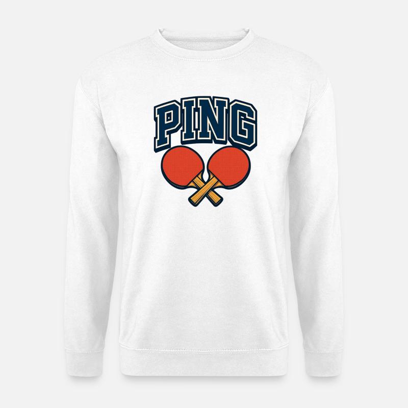 Ping Pong - Tennis de Table - Unisex Sweatshirt - white