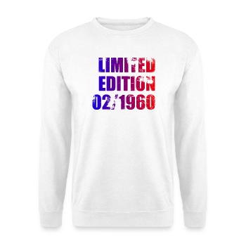 66e anniversaire Édition Limitée 02/1960 - Sweat-shirt Unisexe - blanc - Devant