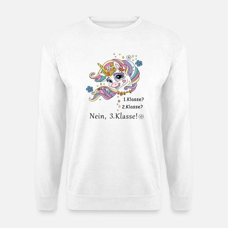 School child 3rd grade - Unisex Sweatshirt - white