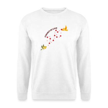 Connected by love - Unisex Sweatshirt - white - Front