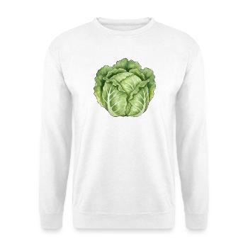Lettuce Leaf Art - Unisex Sweatshirt - white - Front