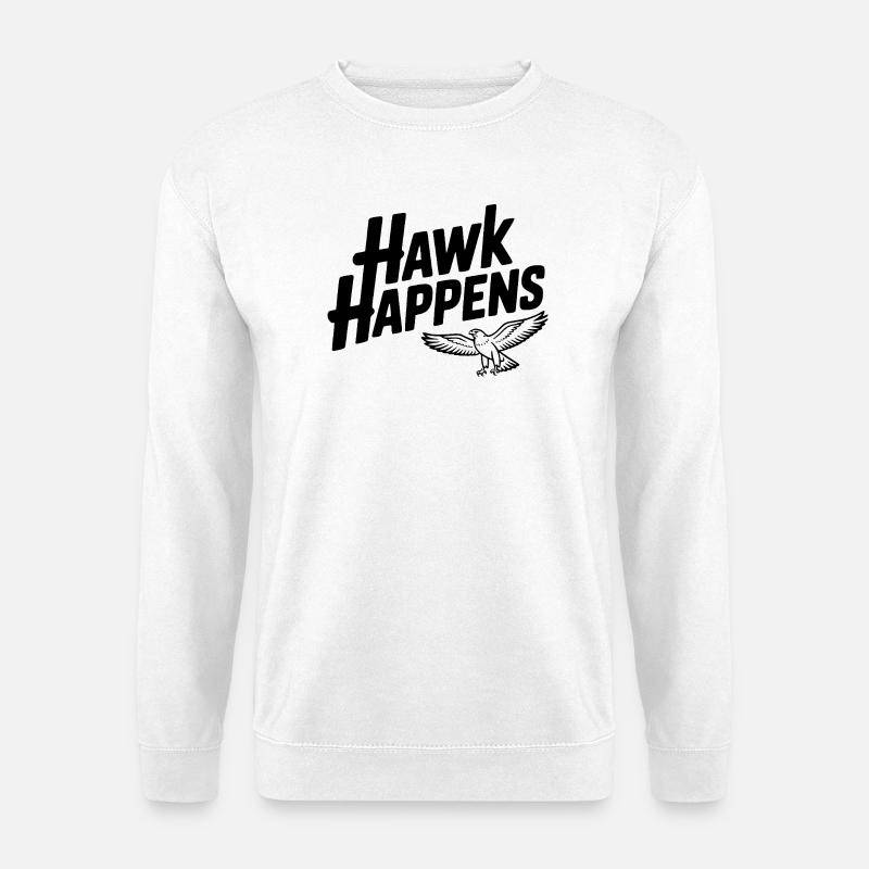 Hawk Happens - Unisex Sweatshirt - white